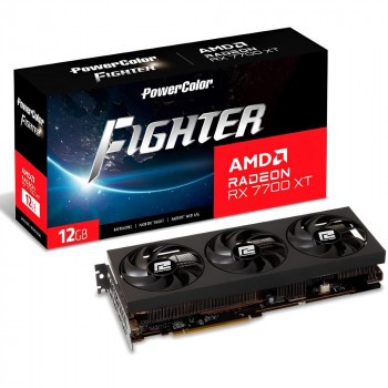 POWERCOLOR FIGHTER RX7700XT 12G-F/OC 12GB GDDR6 192BIT